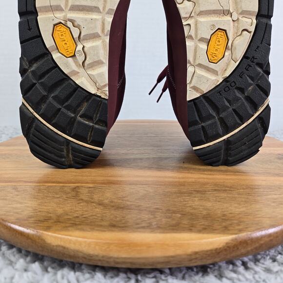 Scarpa Margarita Bordeaux Suede Performance Outdoor Vibram Hiking Shoe Womens 7 - Picture 12 of 13